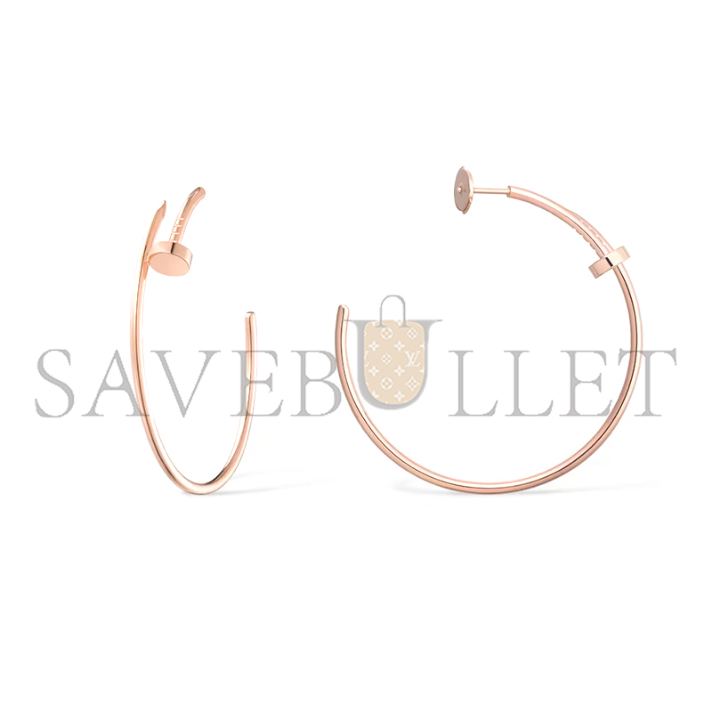 CARTIER JUSTE UN CLOU HOOP EARRINGS, LARGE MODEL B8301211